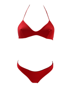 Bikini rosso triangolo brasiliano
