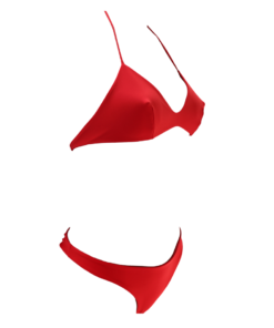 Bikini rosso triangolo brasiliano